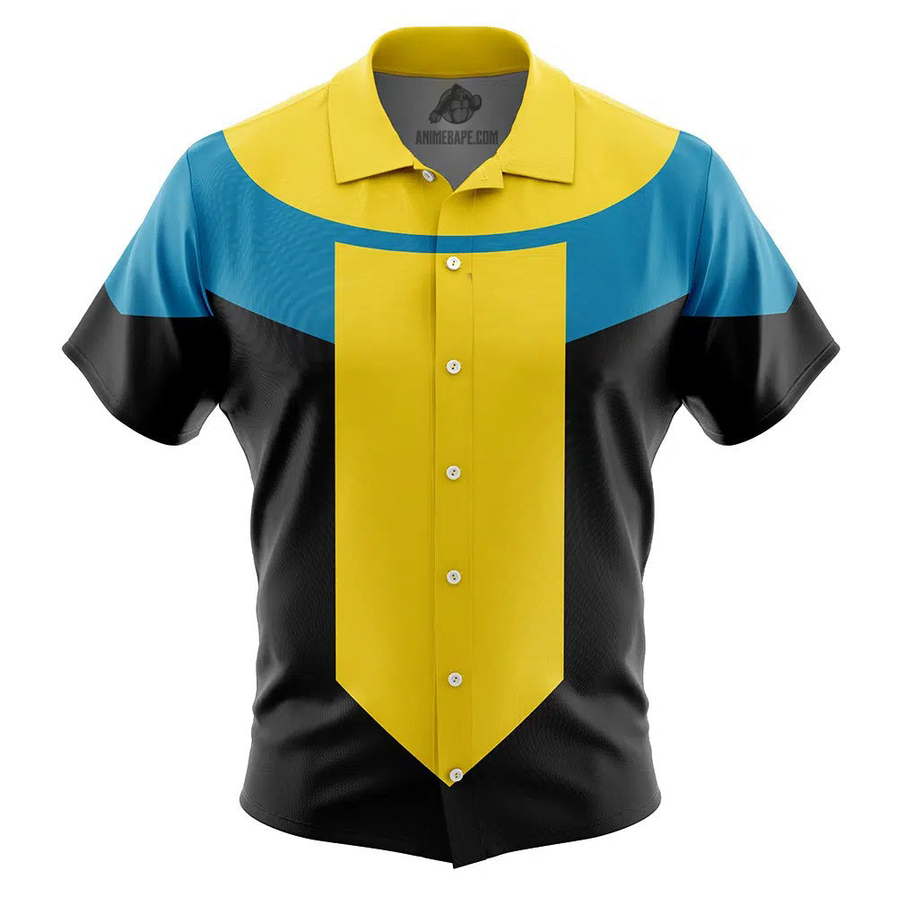 Invincible Button Up Hawaiian Shirt