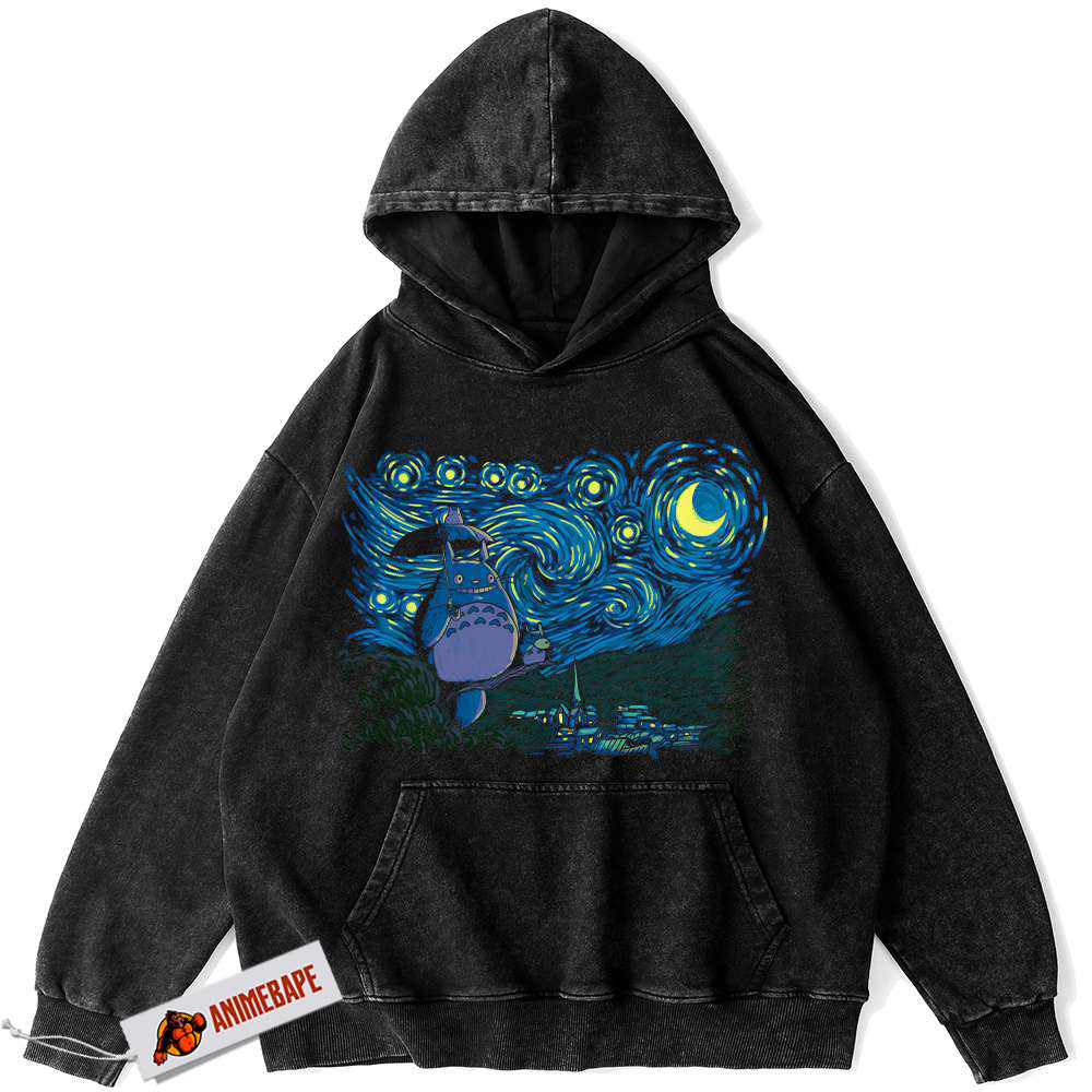 Studio Ghibli My Neighbor Totoro Vintage Anime Hoodie